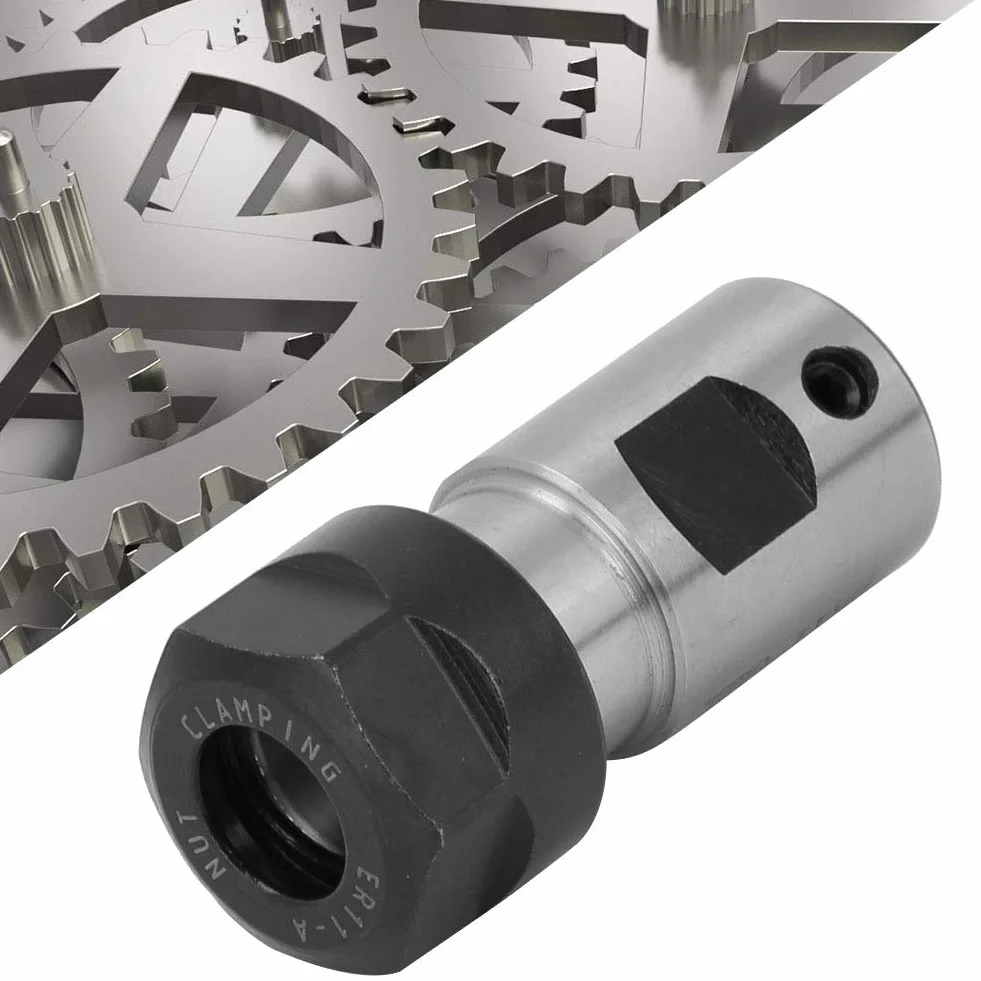 Hyuduo Portapinza Mandrino Estensione Stelo Fresatura CNC 5mm 6mm 8mm per Fori Profondi C16-ER11-35L Corpo 35mm Dado ER11A Prolunga Stelo Dritto
