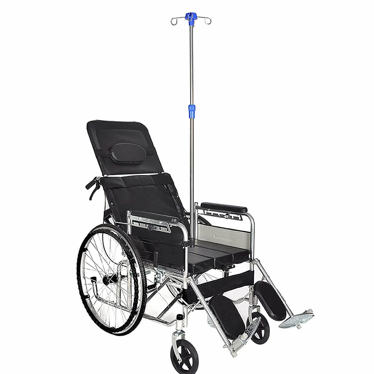 Asta Flebo, aste portaflebo per sedia a rotelle, supporto per infusione speciale per disabili, staffa per accessori per sedia a rotelle, supporto per gamba per sedia a rotelle per ospedali e famiglie