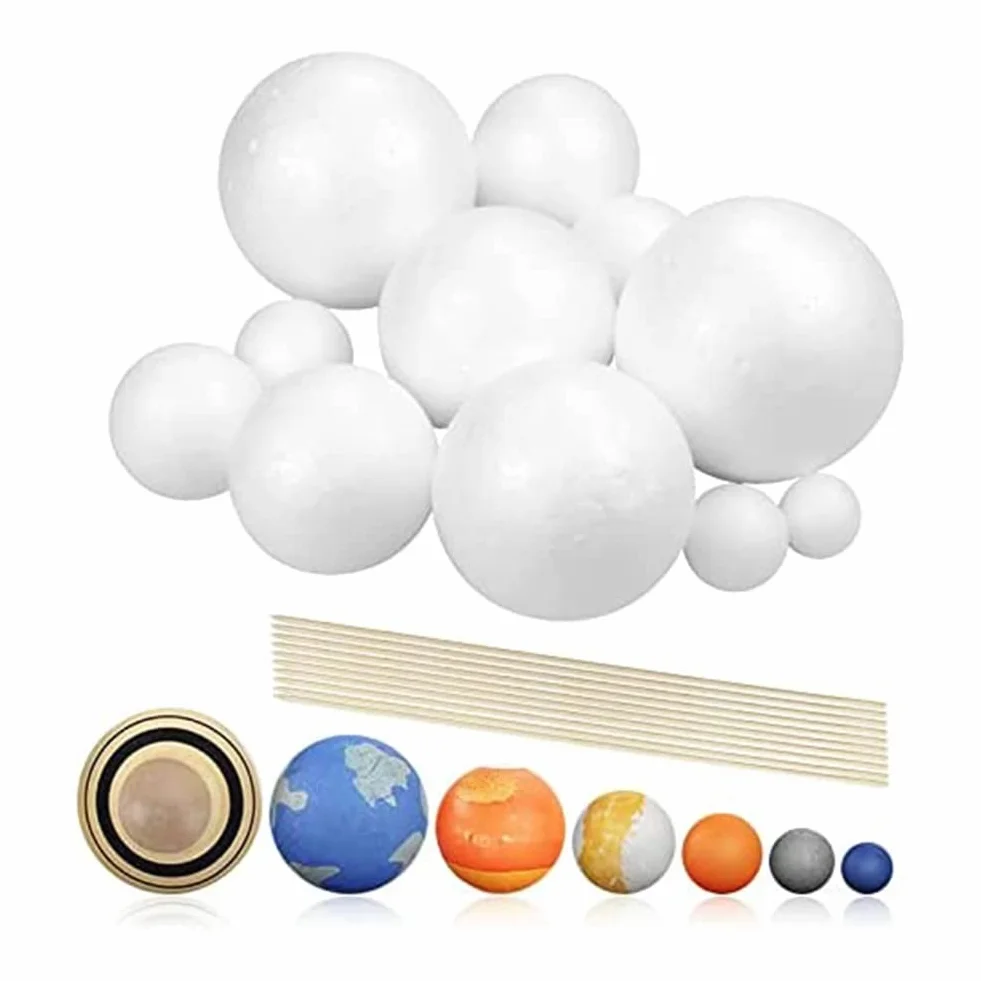 PlanetModel Crafts Dasing Set Sistemi Solari 14 Palline Schiuma Progetti Scolastici