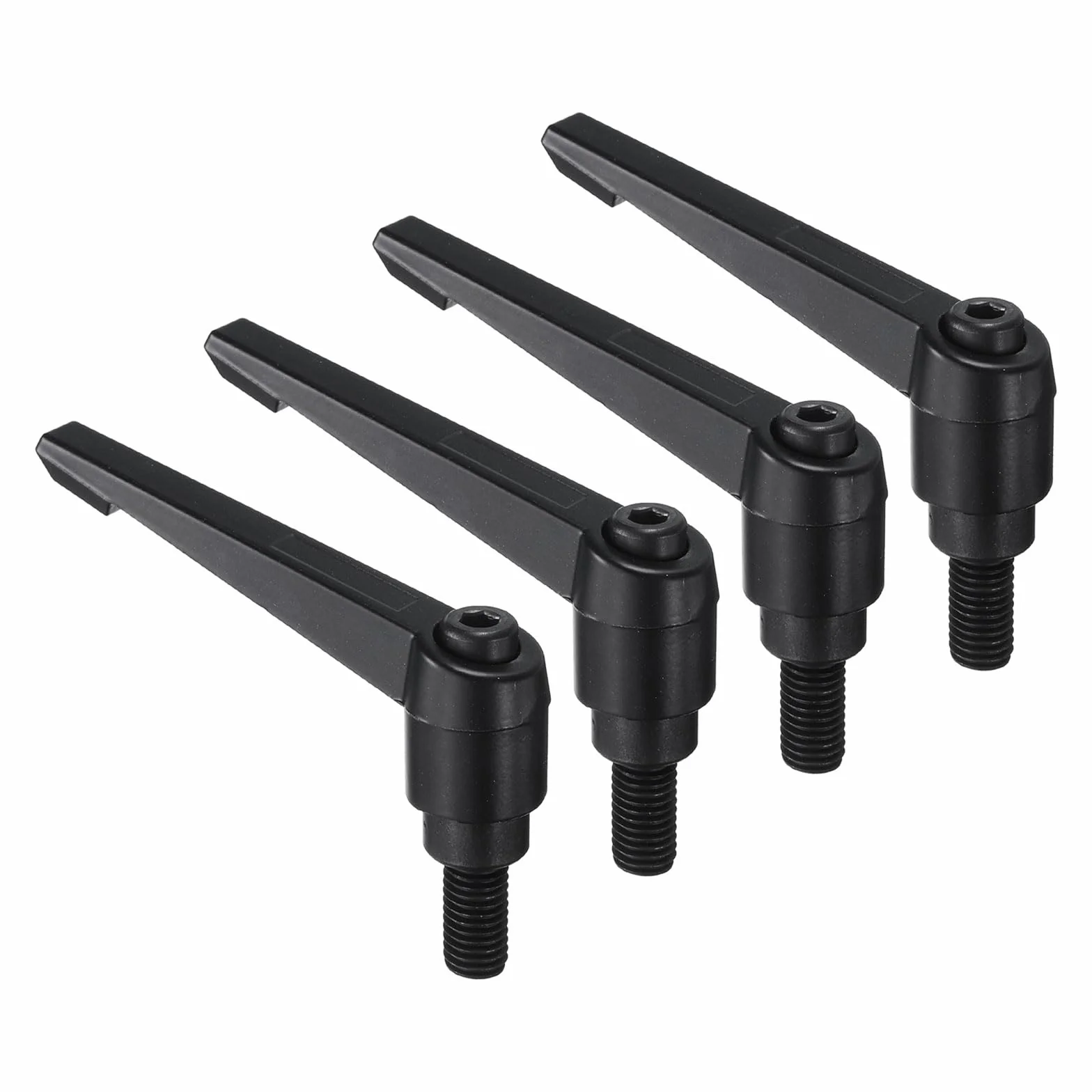 QUARKZMAN Manopole per Leva di Serraggio M10 x 20 mm Acciaio al Carbonio Nero