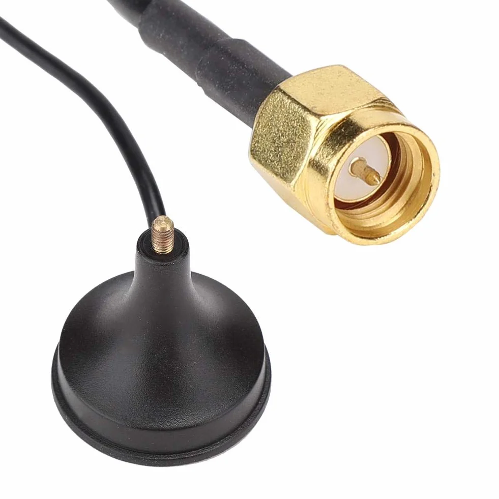 Antenna SMA 18dBi LTE GSM 4G 3G 2G ad alto guadagno base magnetica 36cm metallo