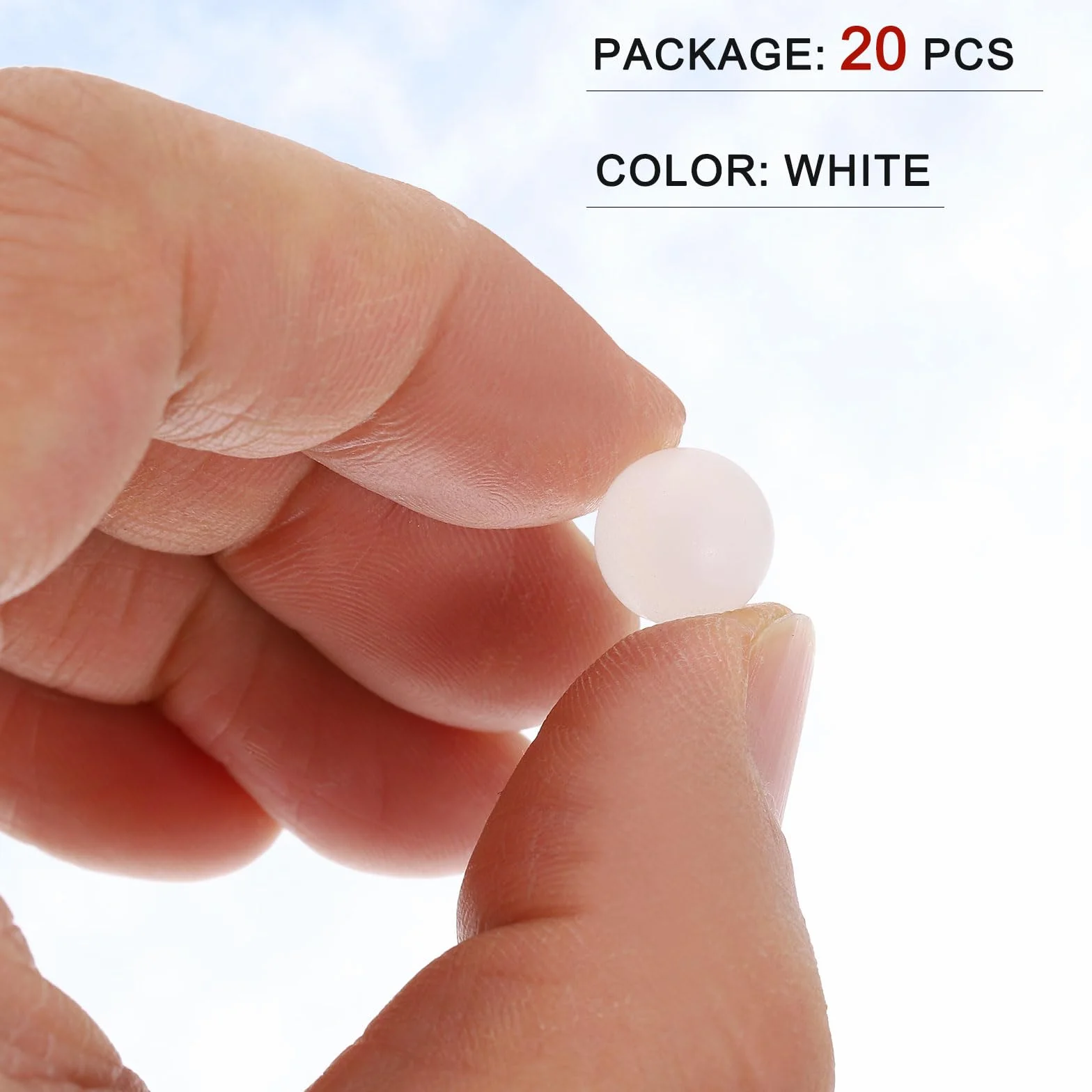 Sfere Di Supporto In Plastica PP 11mm Sfere Solide In Plastica Bianco