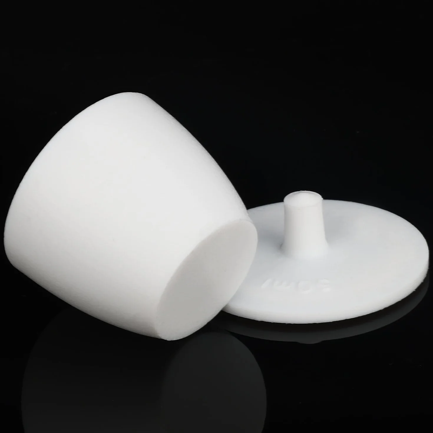 stonylab Crogiolo in PTFE, 30 ml Forma Alta Laboratorio PTFE Teflon Crogiolo Tazza Bicchiere con Coperchio per La Ricerca di Laboratorio