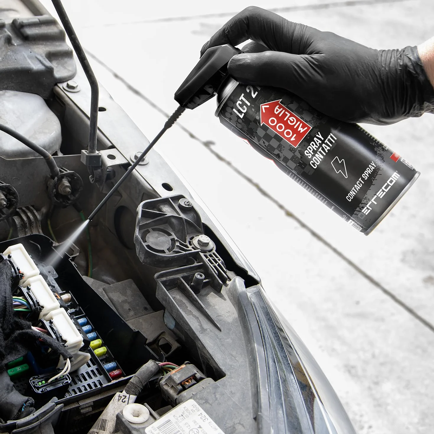Errecom 1000 Miglia LCT 2101 Detergente Contatti Elettrici ed Elettronici, Bombola Aerosol 400 mL