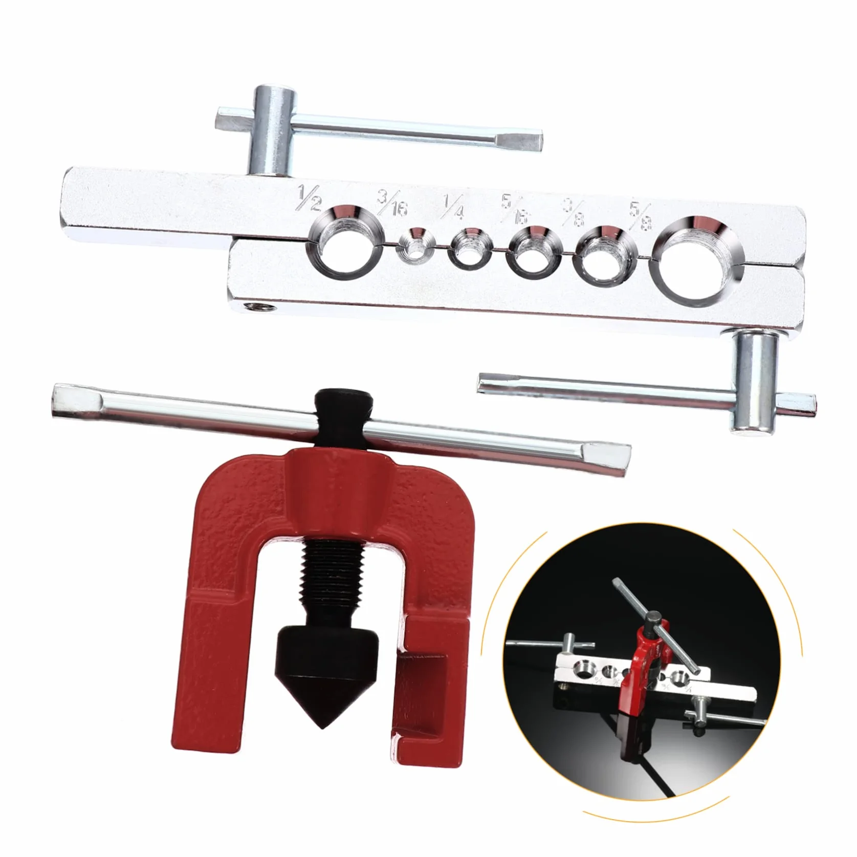 Utensile Per Svasatura Tubi Cono Temprato 45° Rame Alluminio Freni Carburante