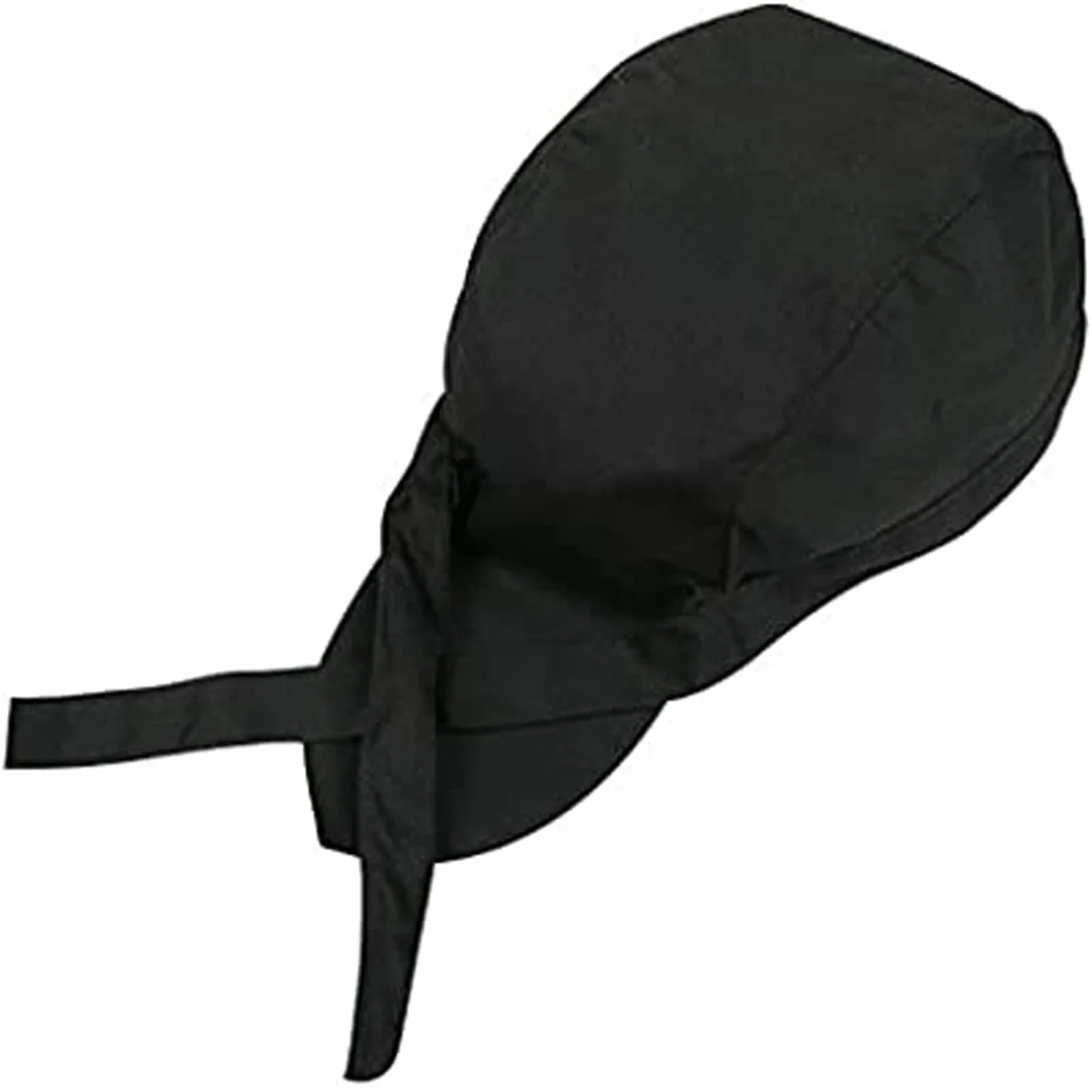 Professional Chef Bandana Cap for Kitchen Hotel Waiter Catering Hat