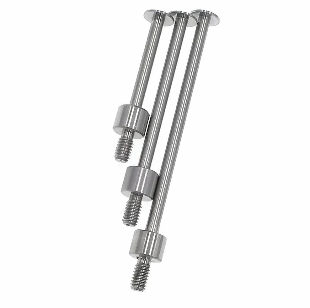 SUXING Tastatori per comparatori, Tasti con filetto M2.5, diametro ø 5mm, Spessore 0.4mm,Lunghezza 20/30/40mm, Puntalino piatto