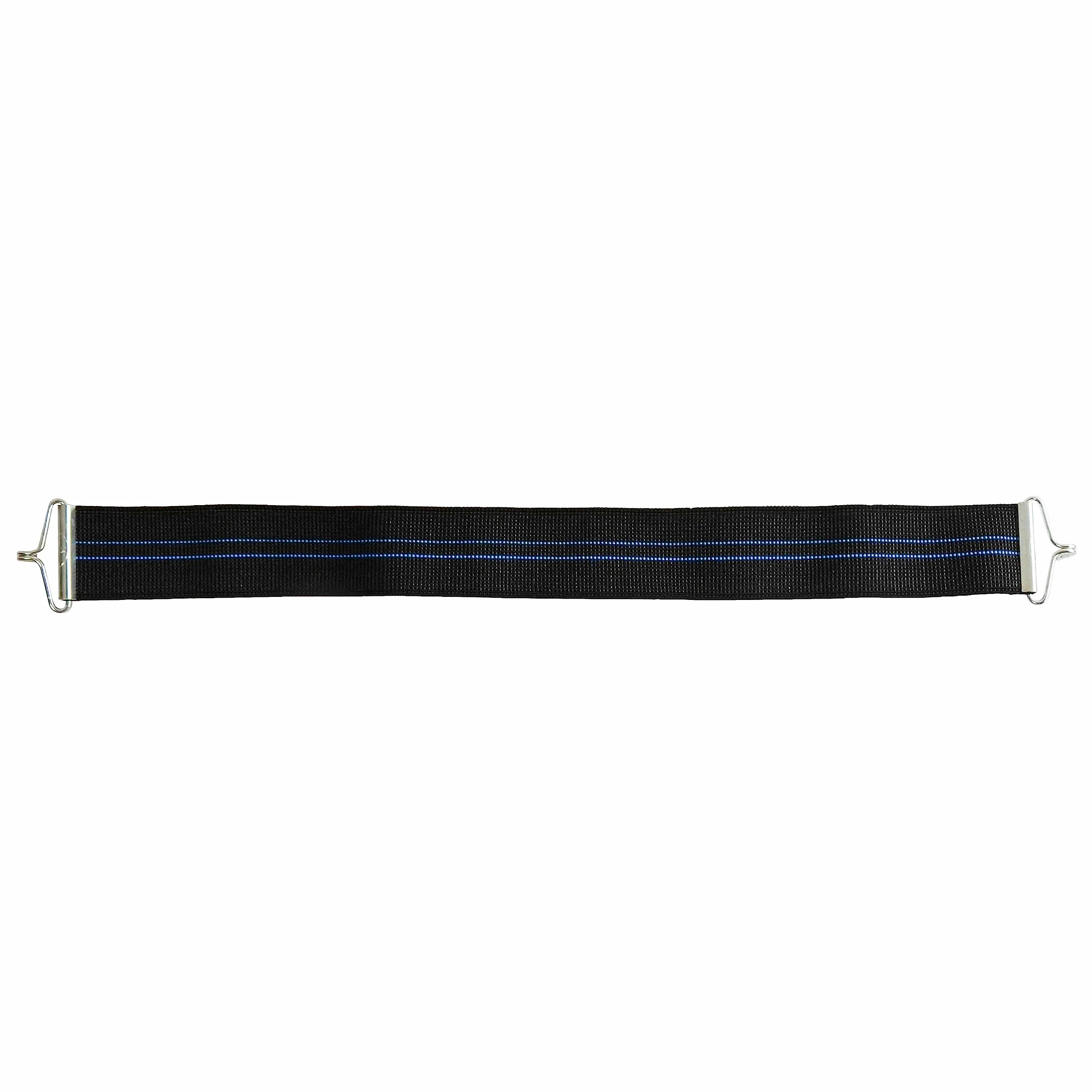 P17 - CINGHIA ELASTICA RETE LETTO | Cinghia Elastica con Gancio per Rete Letto | Set 6 Pezzi | Lunghezza a Riposo 49 cm | Lunghezza Max Estensione 65 cm | Gancio Adatto per Fori NON Inferiori a 5 mm