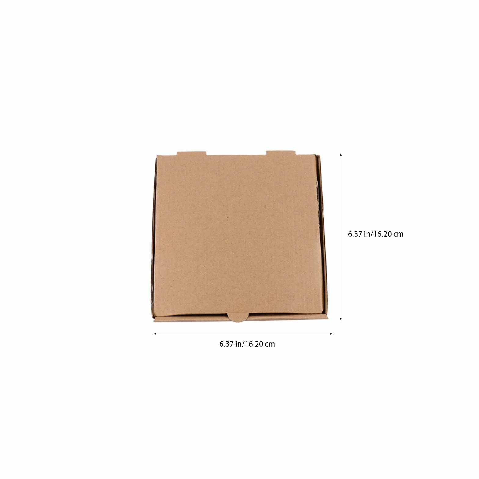 Cabilock 25 mini scatole per pizza in cartone bianco