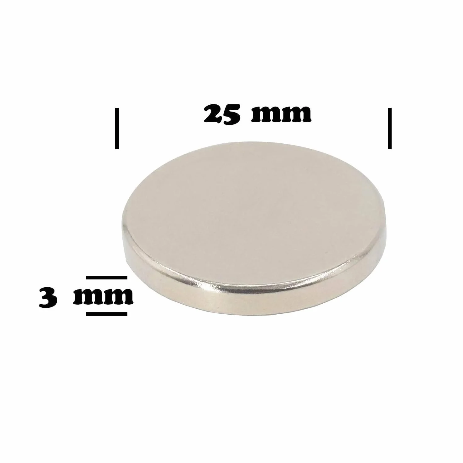 Magnetpro 6 pezzi magneti al neodimio 6 kg forza 25 mm x 3 mm