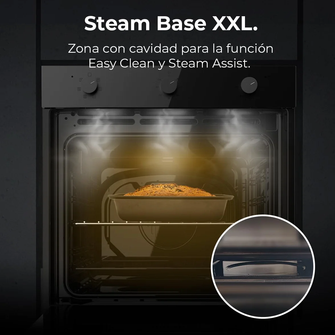 Cecotec Bolero Hexa M236000 Forno Incasso Multifunzione 70 L Dark Inox Steam Assist