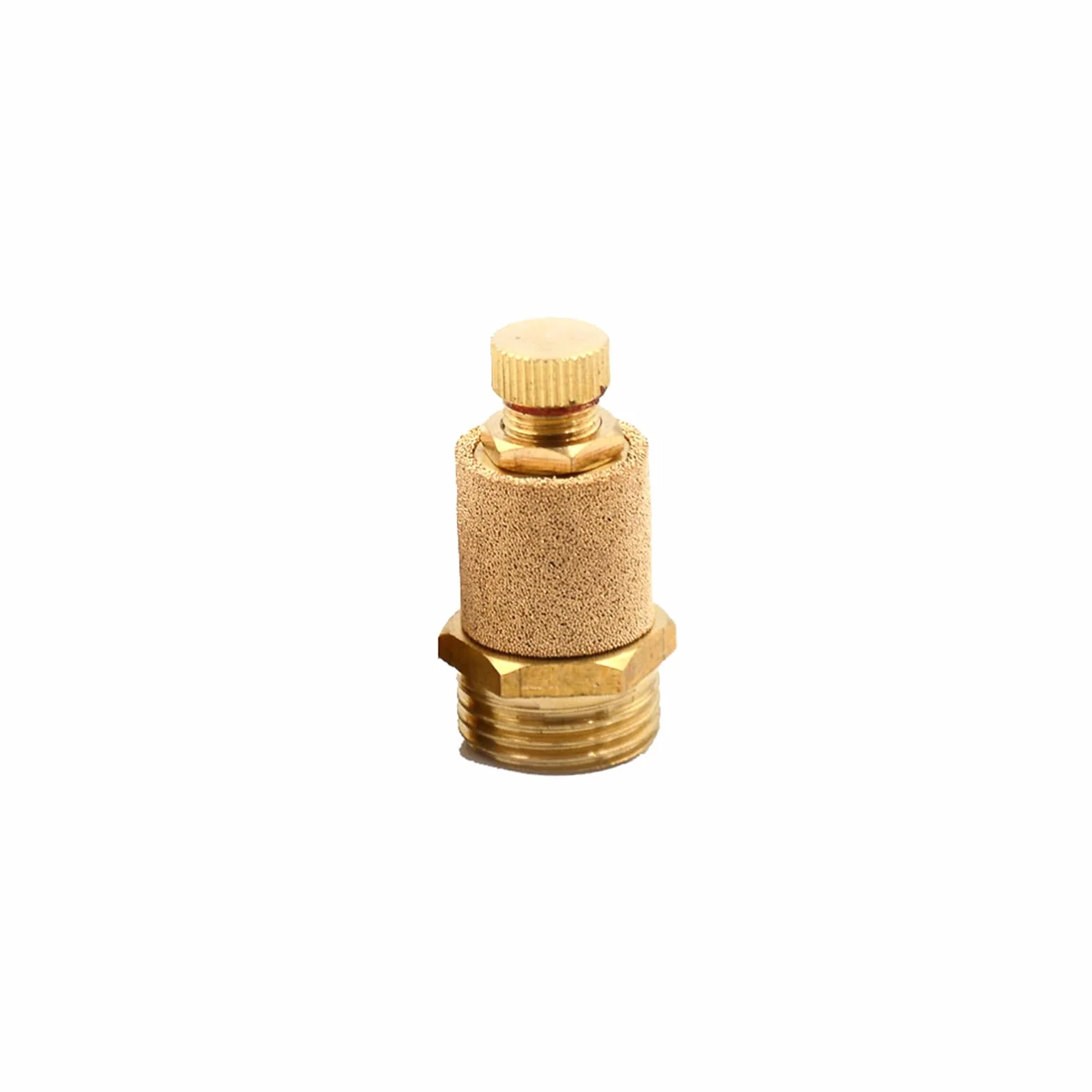 Silenziatore pneumatico filettatura esterna ottone filtro acustico 1/2" per utensili pneumatici