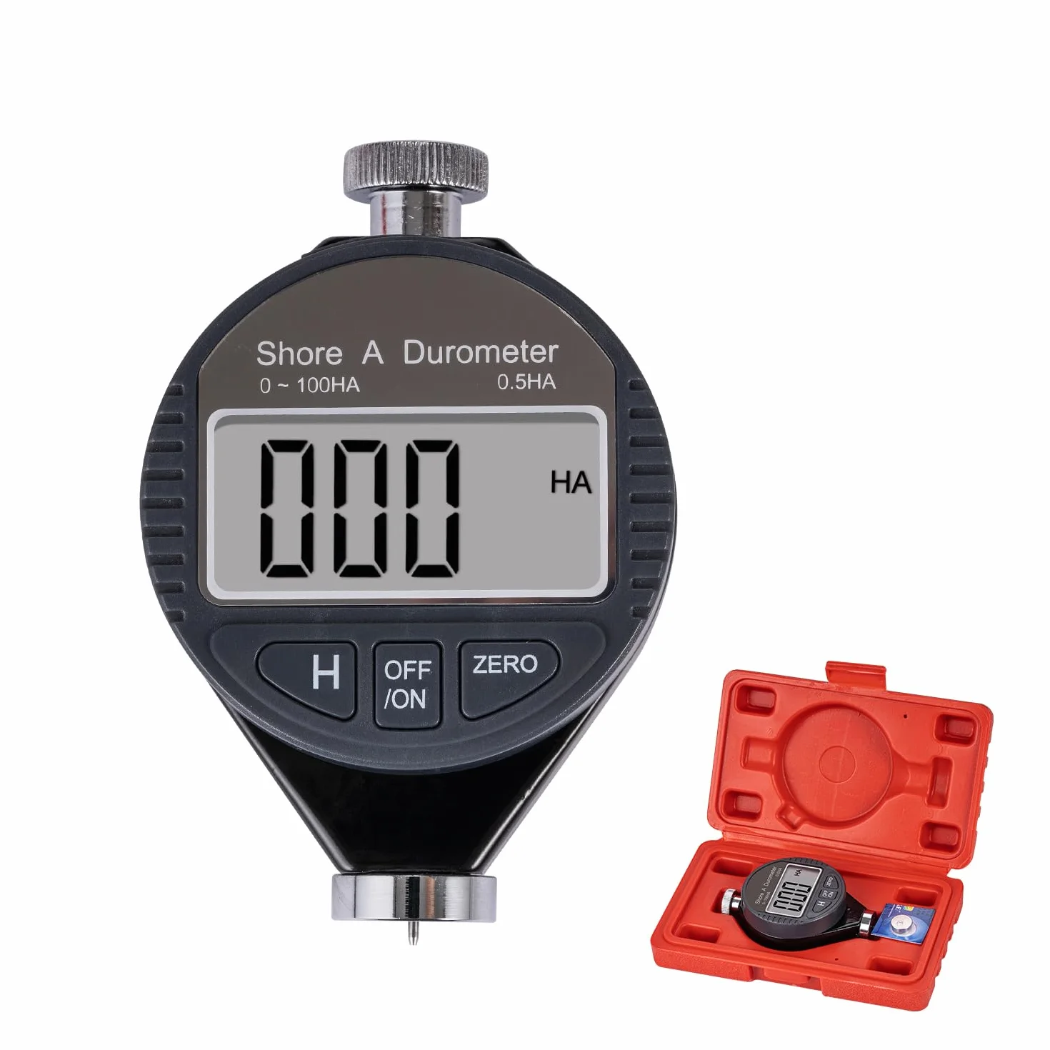 KATSU Tools Durometro Digitale Shore A 0-100HA Misuratore di Durezza Gomma Plastica LCD
