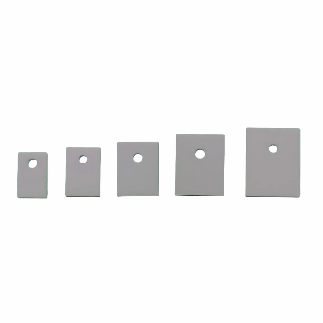 Foglio ceramico di nitruro di alluminio 10 pezzi 12x18.5x0.635mm Substrato isolante termoconduttivo