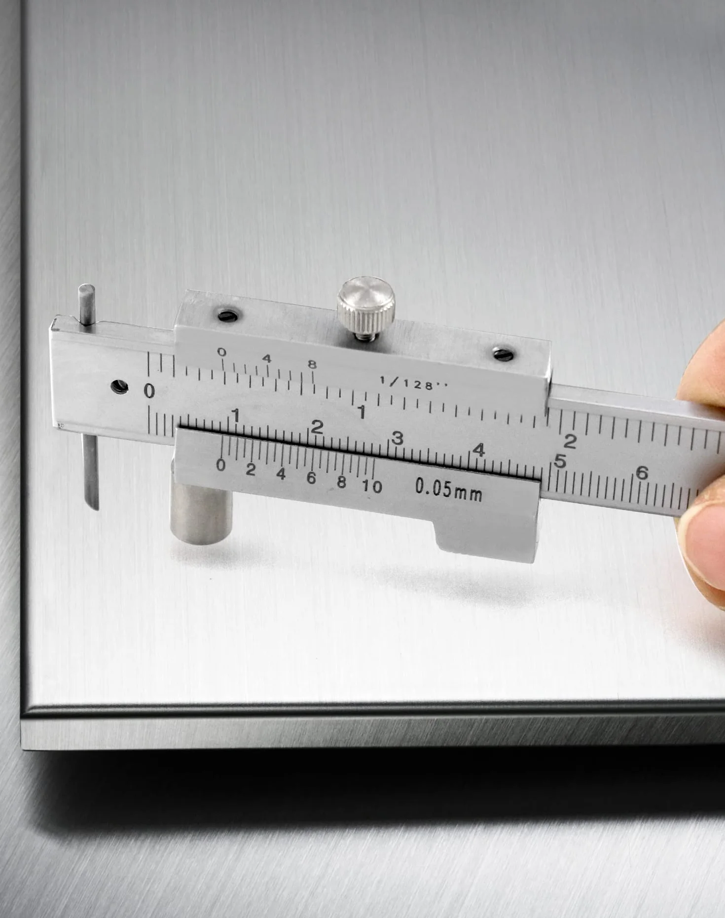 QWORK Calibro a corsoio 0-20 cm acciaio inossidabile strumenti di marcatura