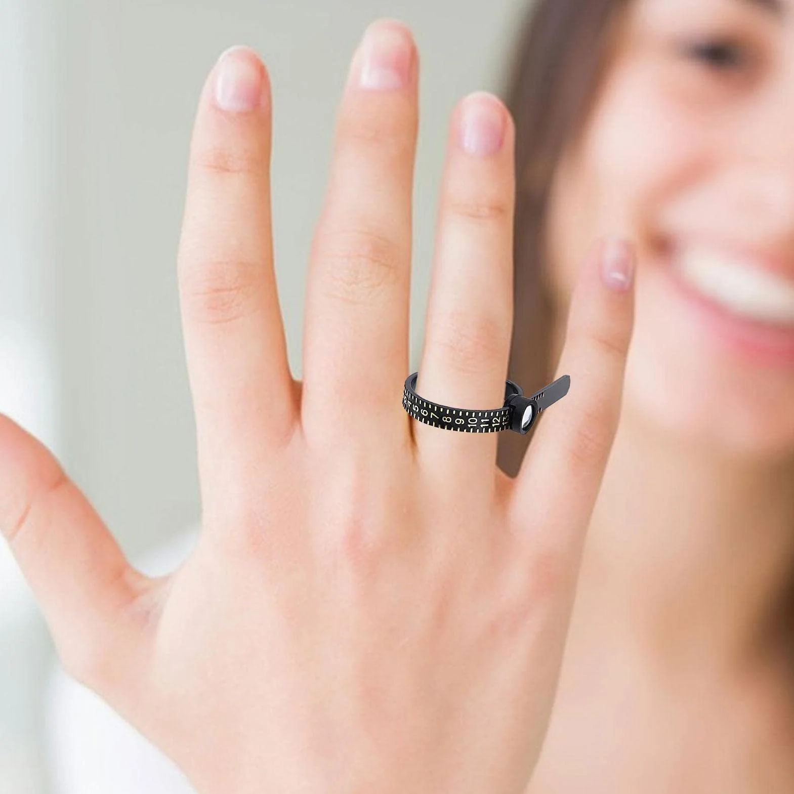 GUOHUA Misuratore Anello Dita Taglia US 1-17