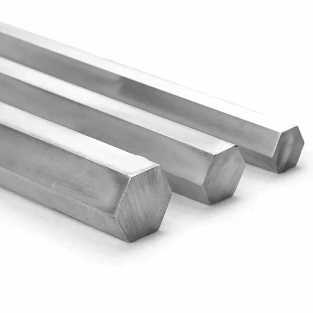 Barra esagonale in acciaio inossidabile 303 da 1 pezzo, aste esagonali esagonali lunghe diametro 5mm-26mm 100/200/300/500mm(10x100mm)