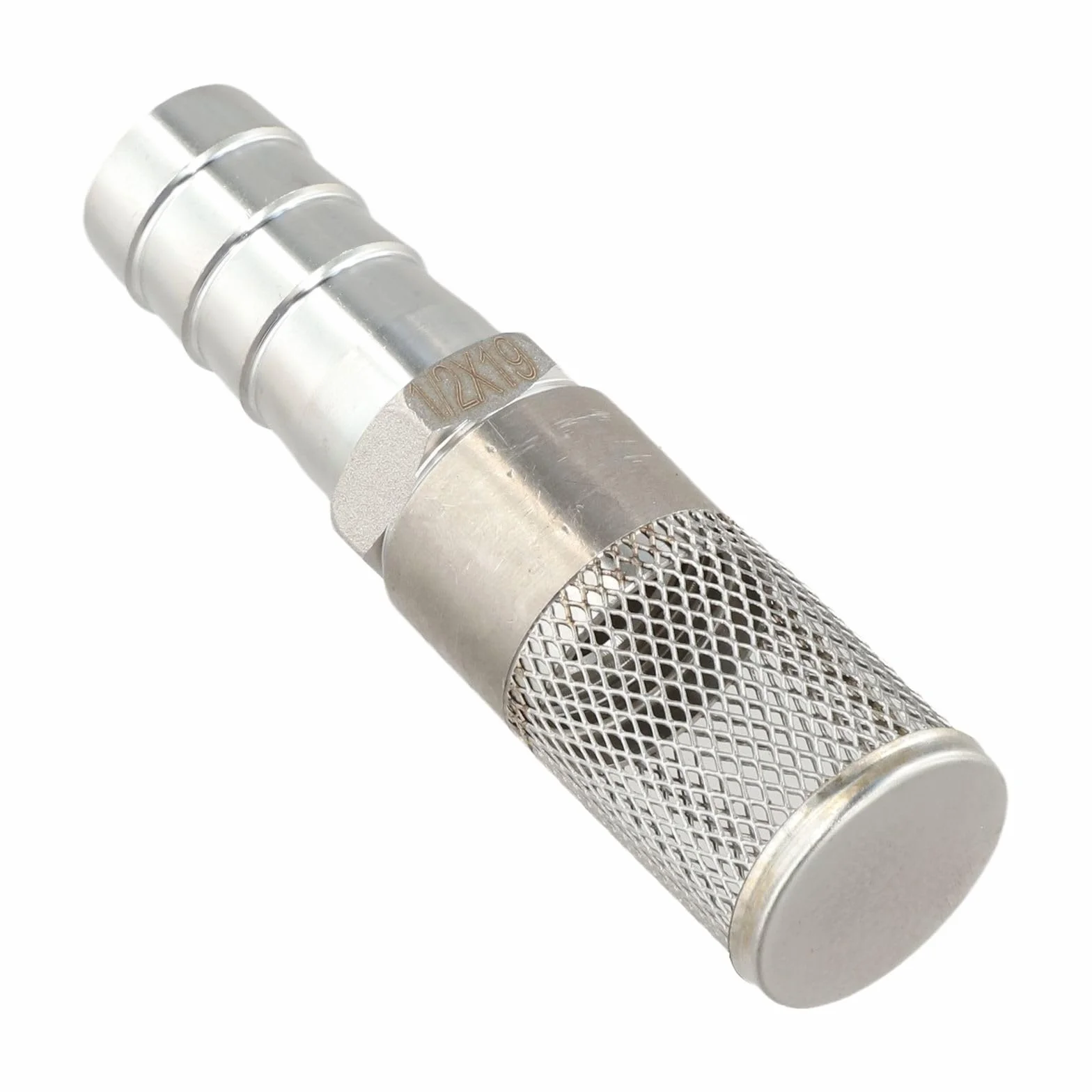 Filtro a rete in acciaio inox 304 19 mm per tubo flessibile impianti idraulici automobilistici