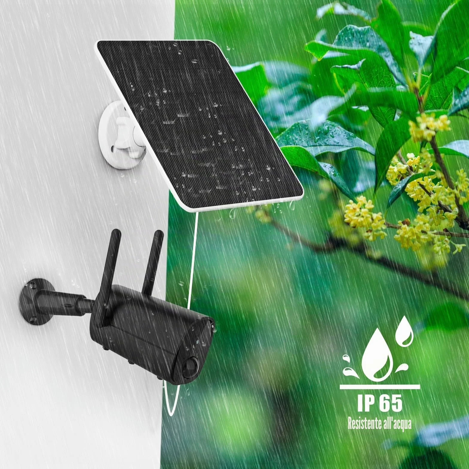 Pannello solare 6W USB DC 5V per telecamera di sicurezza