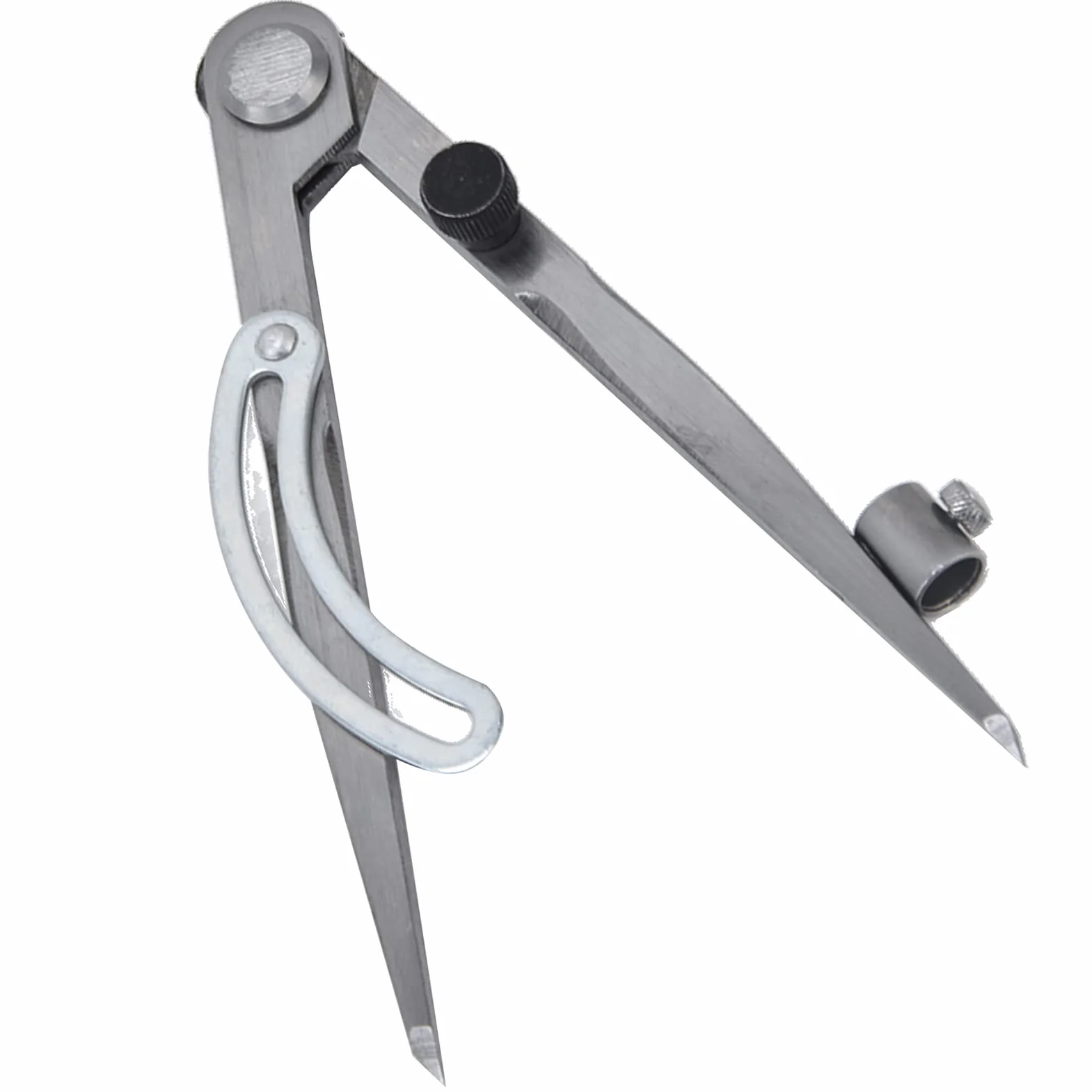 Calibro divisorio in acciaio al carbonio regolabile e bloccabile con angolo 150mm per lavorazione del legno