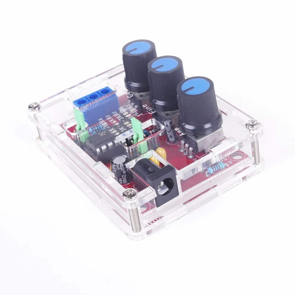 XR2206 1Hz -1MHz Function Signal Generator Sine/Triangle/Square Output Signal Generator Adjustable Frequency Amplitude（Welding completed）