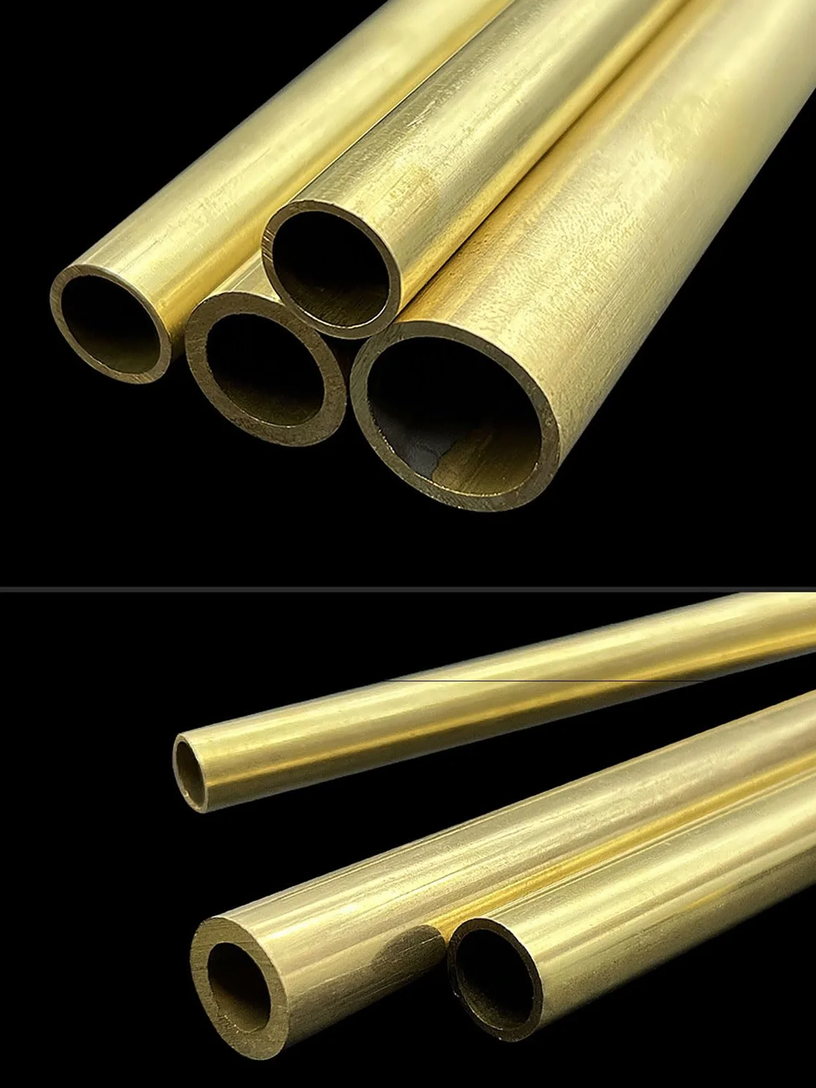 Tubo tondo in ottone 30 mm diametro esterno 2 mm spessore 500 mm lunghezza