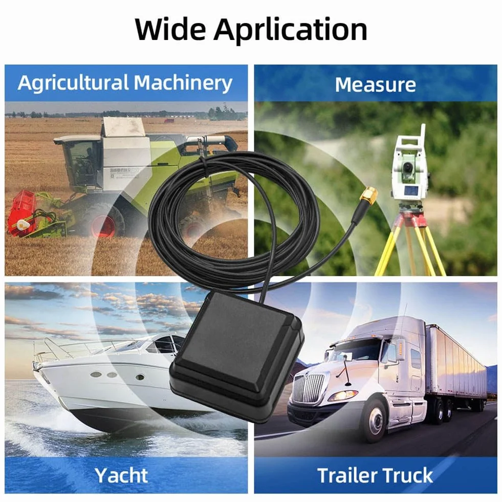 Antenna RTK RTD ad alta precisione Posizionamento Centimetrico L1+L2+L5 Antenna di Misurazione GNSS a 3 satelliti e 7 Frequenze
