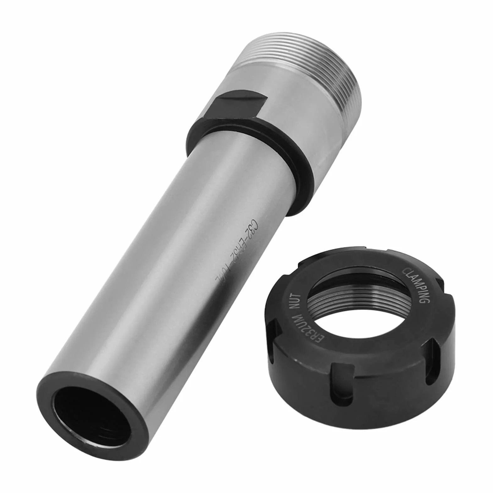 Estink Portautensili ER32 con Mandrino a Pinza, Supporto per Lavorazione Elettronica con Codolo Dritto C32-ER32-100L