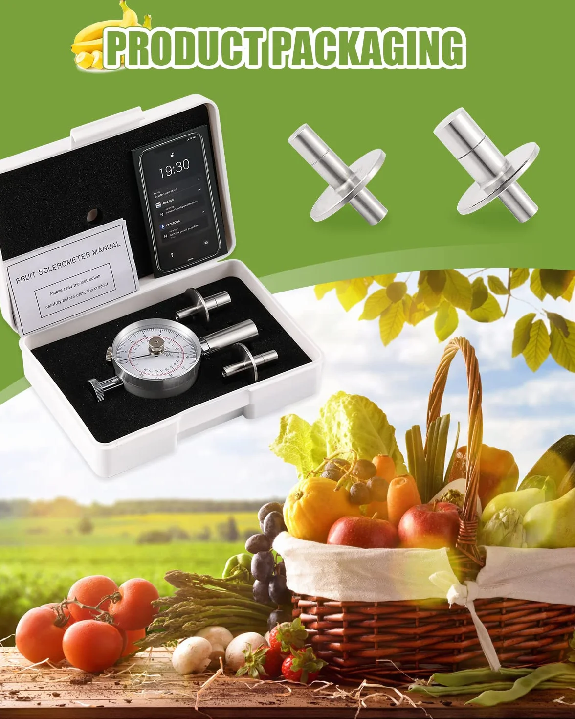 NEWTRY GY-3 Penetrometro Frutta Durezza Tester