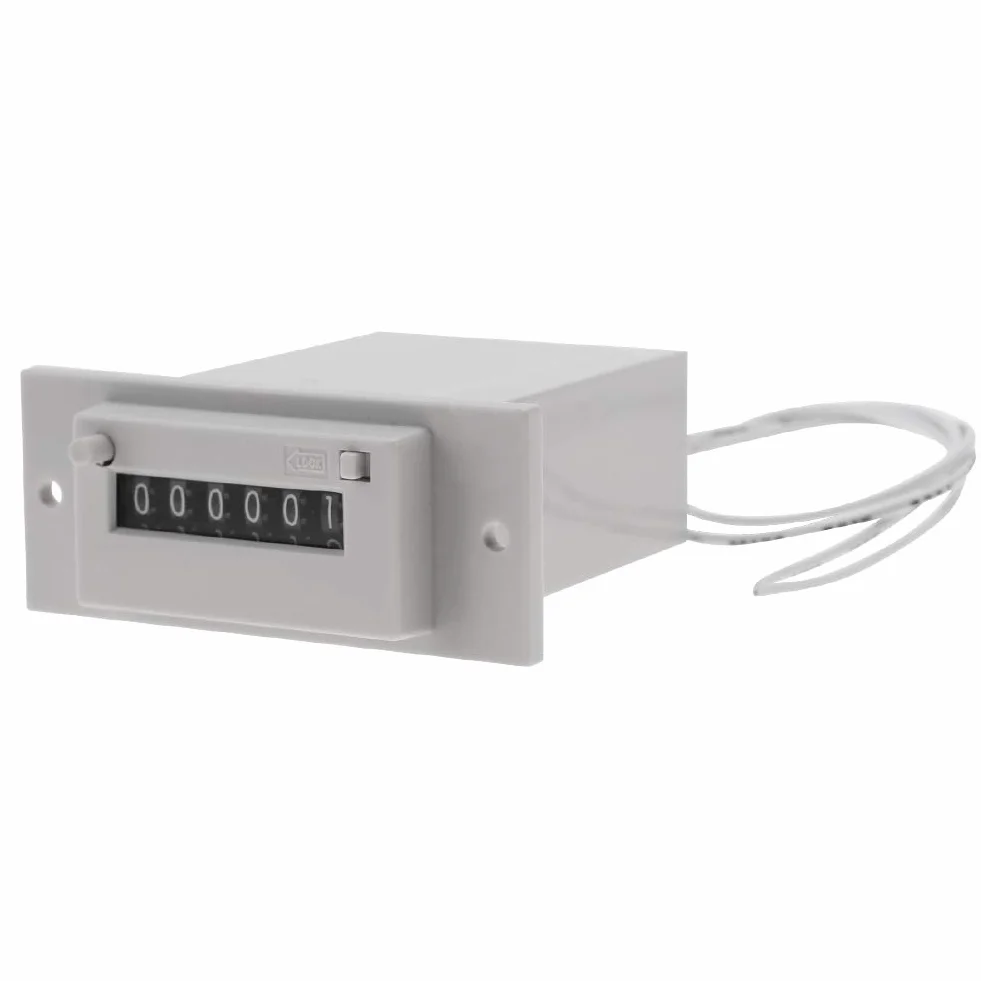 Contatore Impulsi Elettromagnetico 6 Cifre CSK6-YKW DC 24V per Eventi e Automazione Industriale