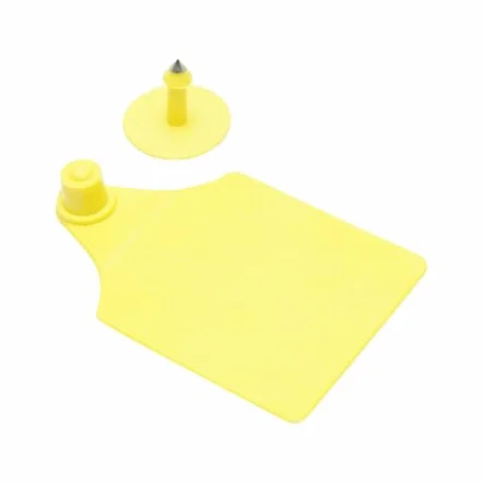 10 Marchi Auricolari Per Bovini Set Marchi Auricolari In Plastica Per Bestiame gialle 64x95mm per mucche Breckner Germany