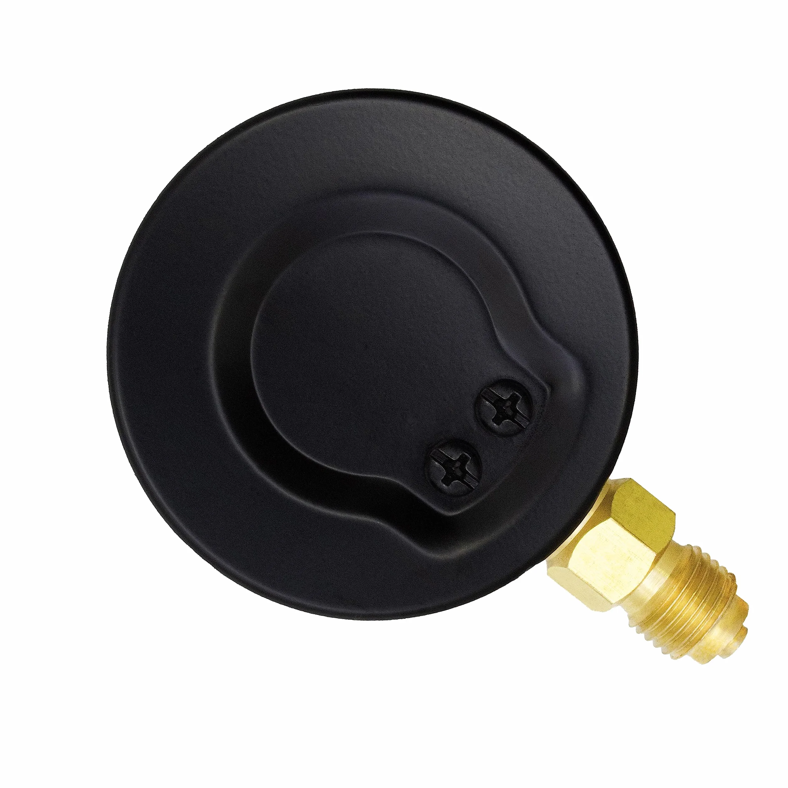 Manometro Hansfeld, a secco, 0–10 bar, 63 mm BSP, attacco inferiore, finestra in vetro, interno e attacco in ottone, doppia scala bar/psi.