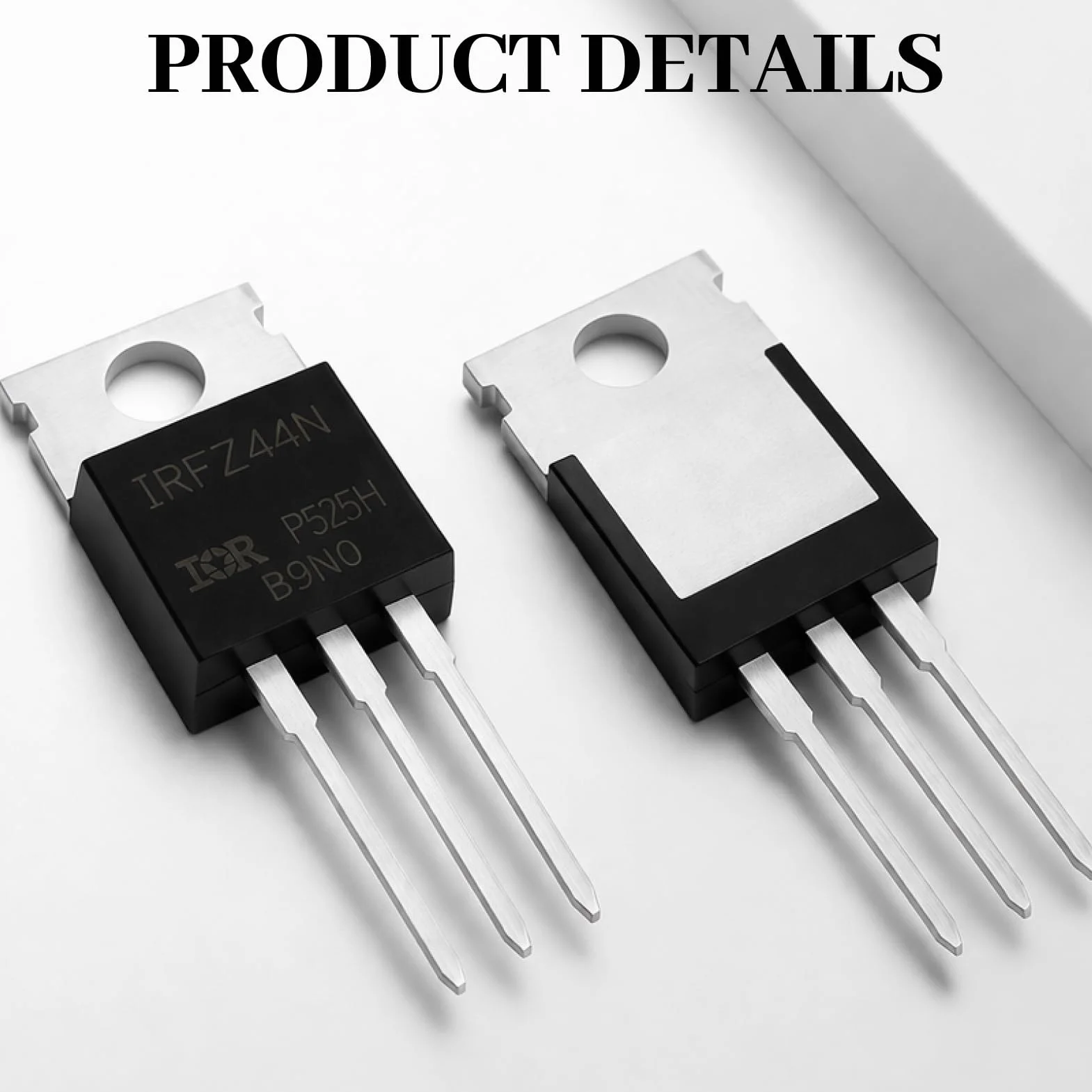 IRLZ44N MOSFET N canale 55V 47A TO-220AB Transistor set MOSFET di potenza per progetti elettronici