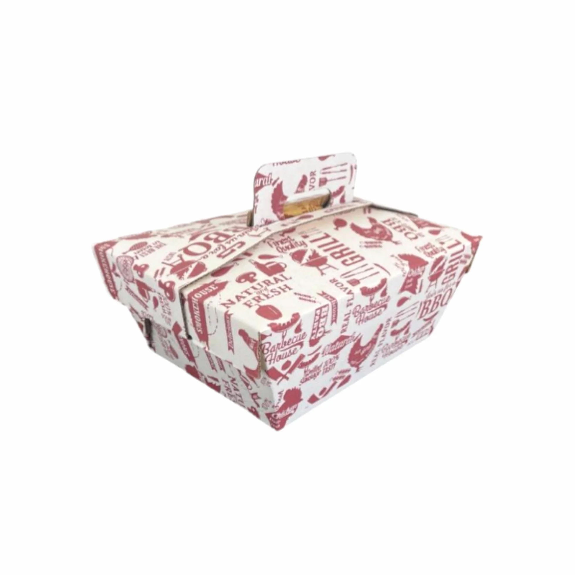 Contenitore Pollo in cartone Kraft bianco 60 pezzi