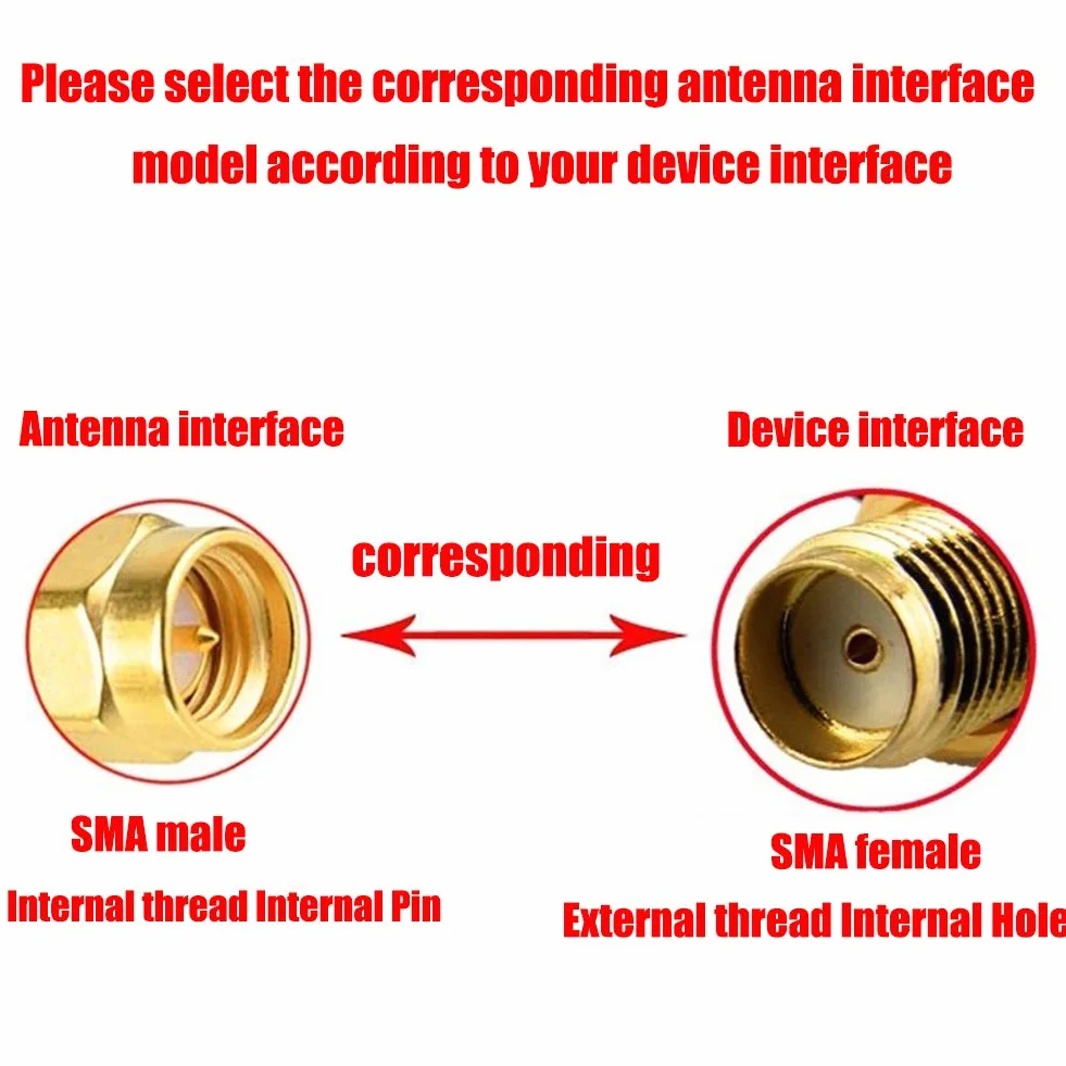 Antenna SMA 18dBi LTE GSM 4G 3G 2G ad alto guadagno base magnetica 36cm metallo