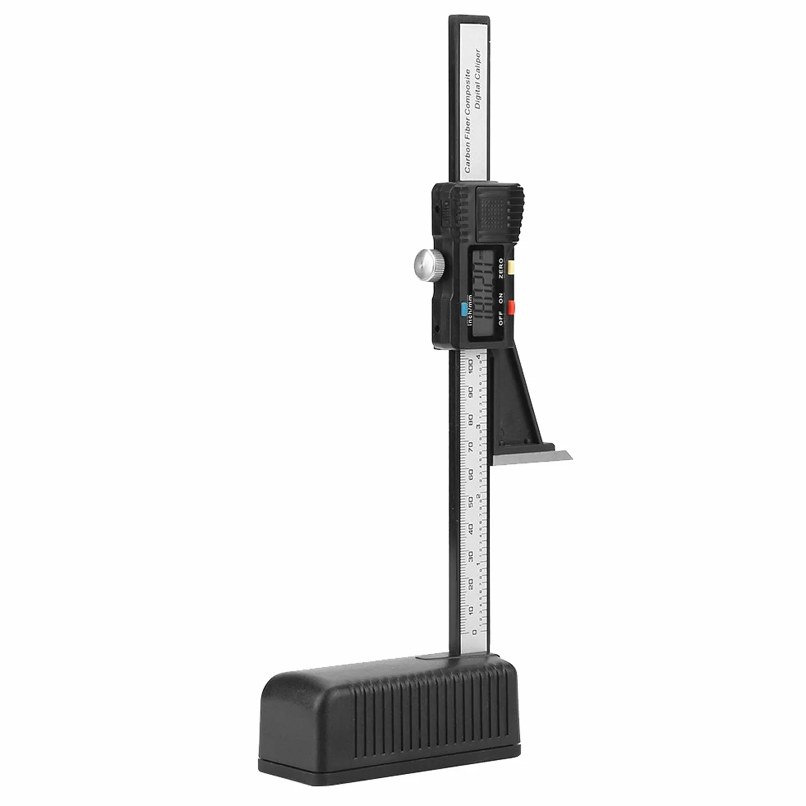Calibro Digitale 0-150mm con Base Magnetica, Strumento di Misurazione Profondità Altezza per Lavorazioni Legno