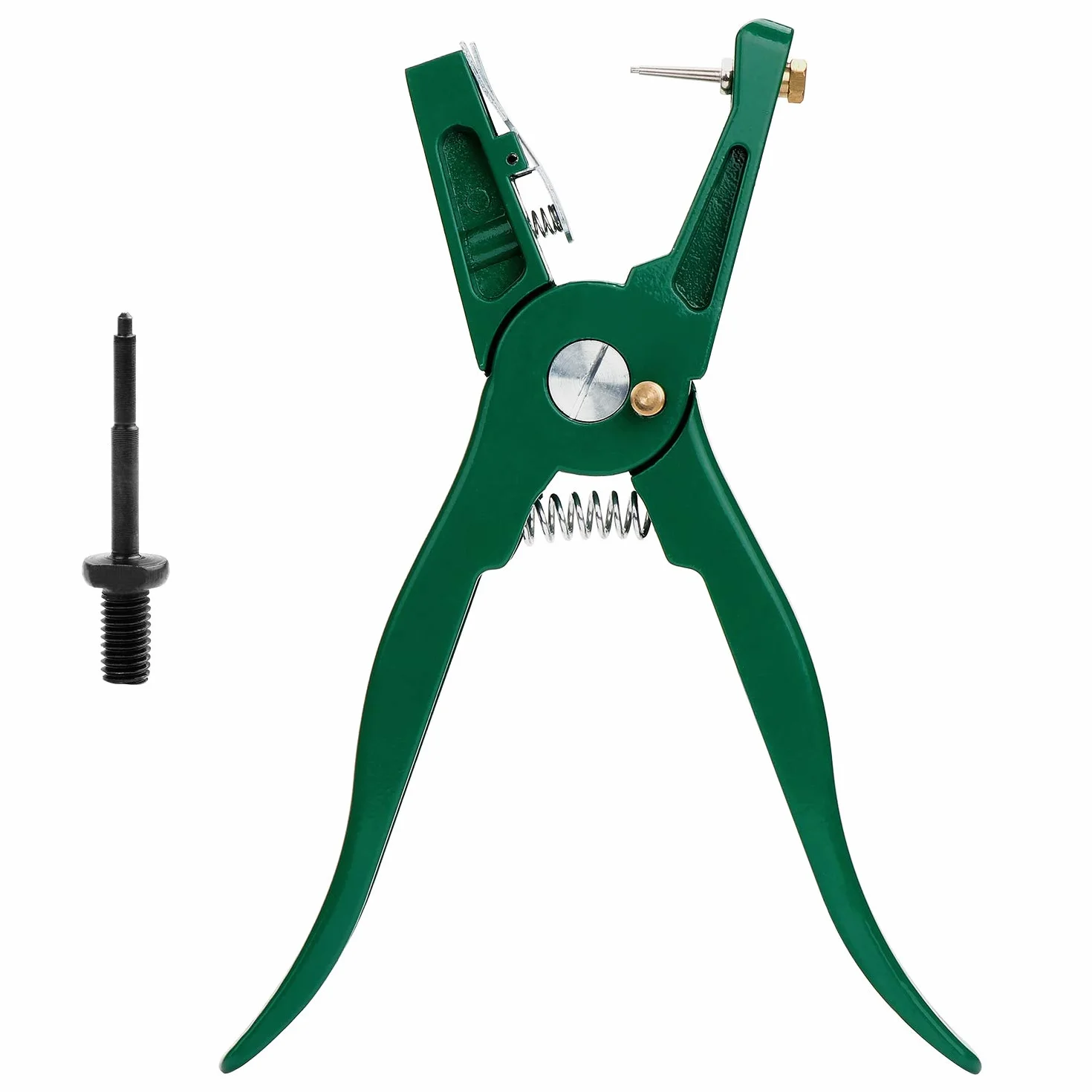 Pinze per Etichette per Animali Bestiame Animale Marchio Auricolare Pinza Applicatore per l'Installazione di Suini Bovini Pecore Orecchio Marchio Auricolare (Verdi)