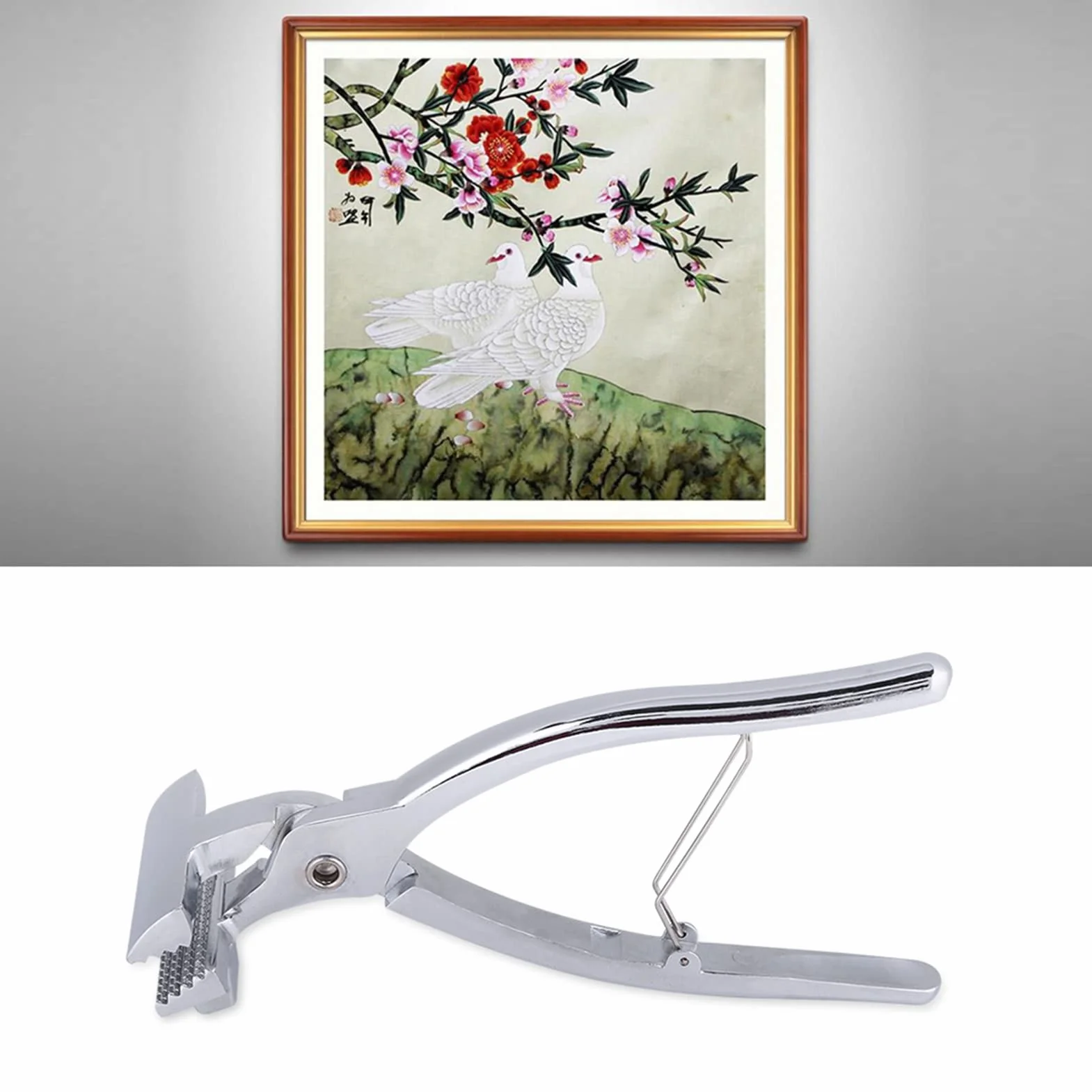 Pinze Professionali per Tela in Lega di Zinco Morsetto per Tendere Tela da Pittura a Olio Strumento per Incorniciatura