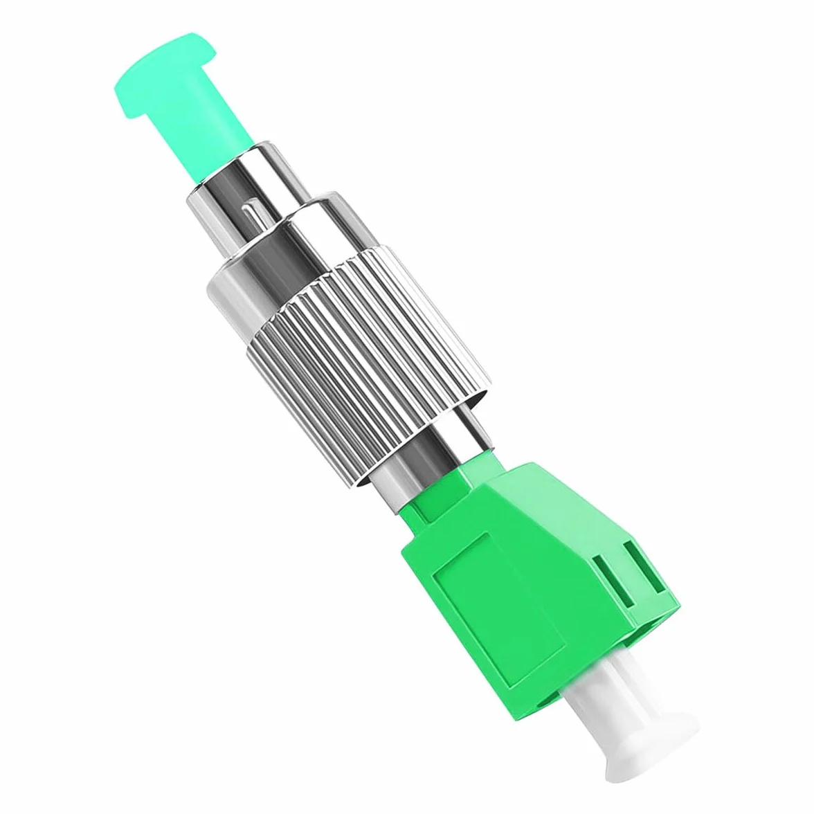 Adattatore per Fibra Ottica FC-LC, Adattatore di conversione da Maschio FC a Femmina LC, accoppiatore connettore per Fibra Ottica (Verde)