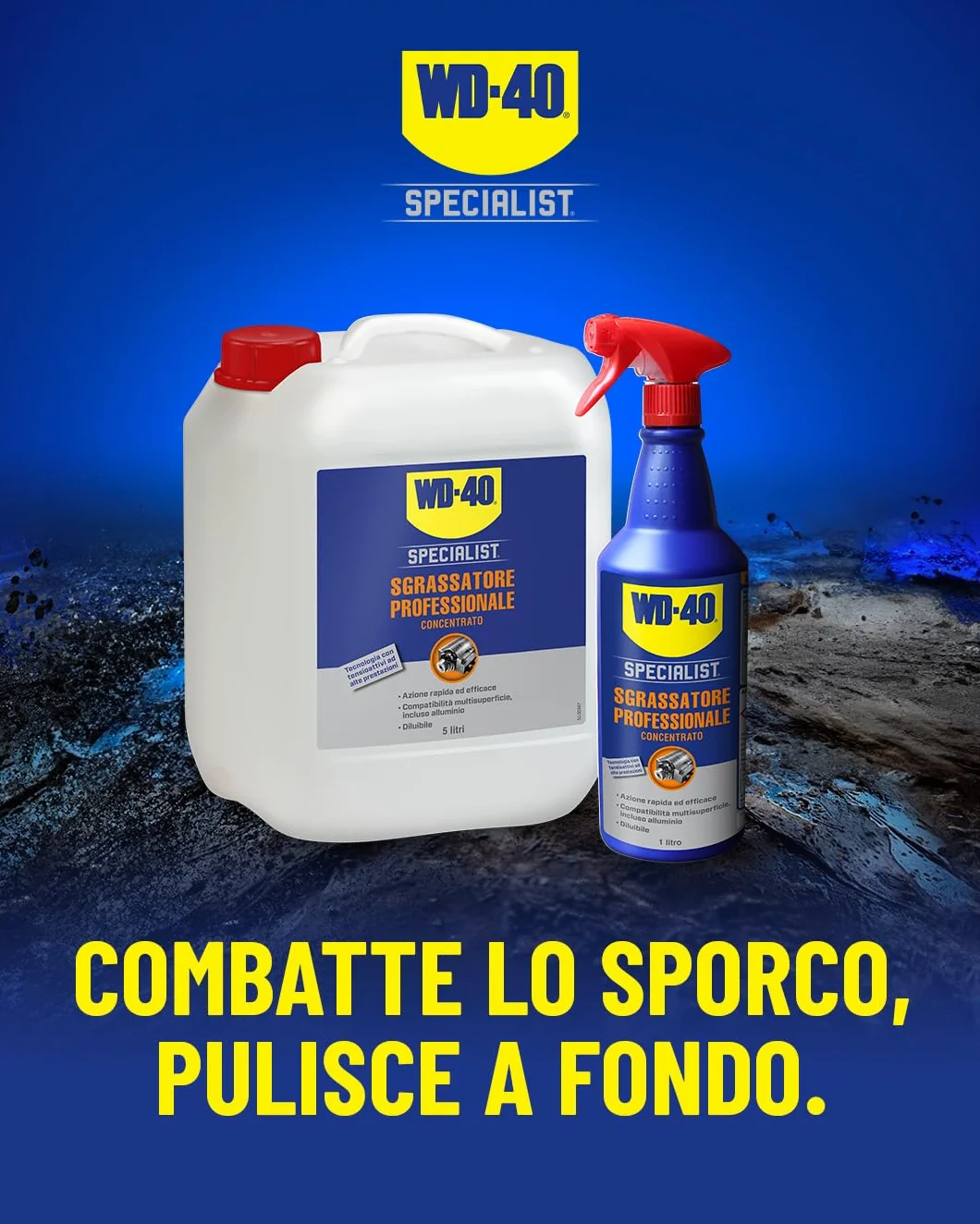 WD-40 Specialist Sgrassatore Professionale Concentrato Formula Diluibile 1 Litro
