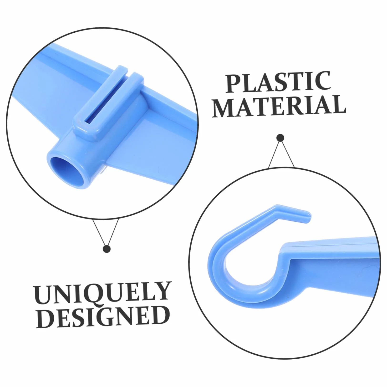 HOMSFOU Gancio Portaflebo in Plastica 11.22In Gancio Per Supporto Infusione Clinica Accessorio Per Asta Portaflebo Ospedaliero Facile Da Installare
