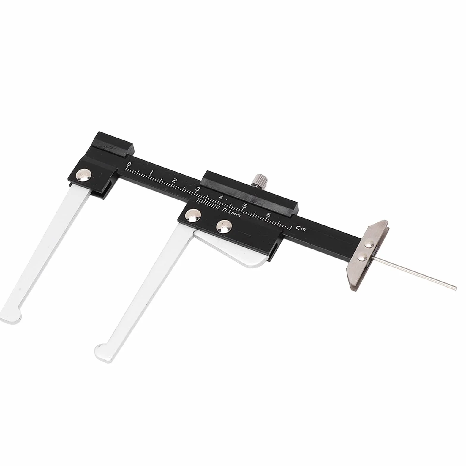 Calibro di Profondità 2-in-1 0-60mm 0,1mm Spessore Disco Freno Battistrada Pneumatico