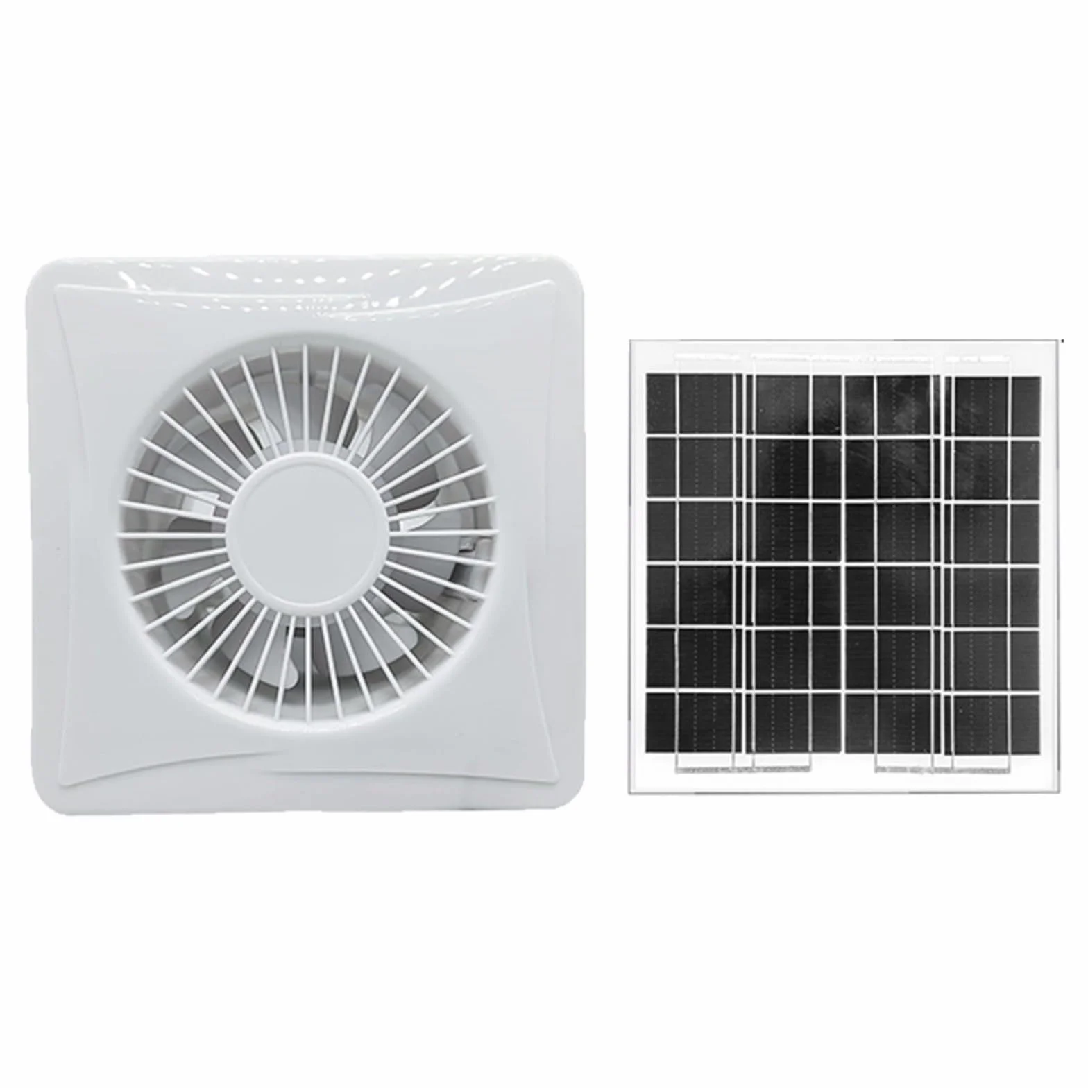 FACAIIO Pannello solare ventola 12V 8W anti-zanzare valvola di ritegno scarico per serre capannoni