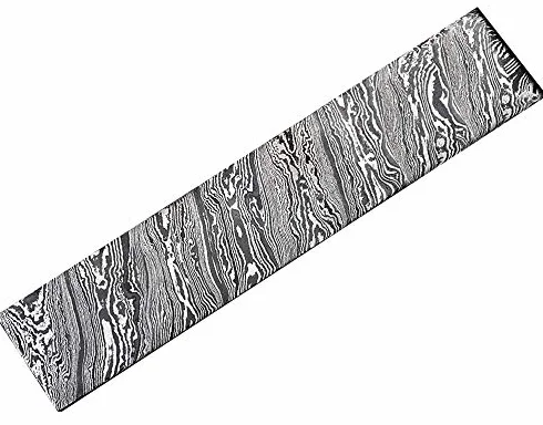 Dessi Barra in acciaio damasco, billetta per utensili torsione Pattern.
