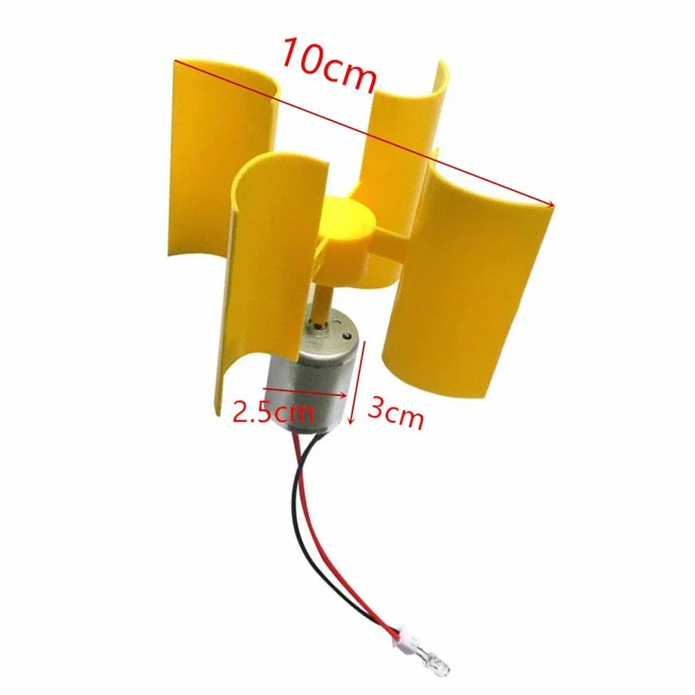 Generatore eolico, mini turbina eolica verticale, kit fai da te, modellino educativo