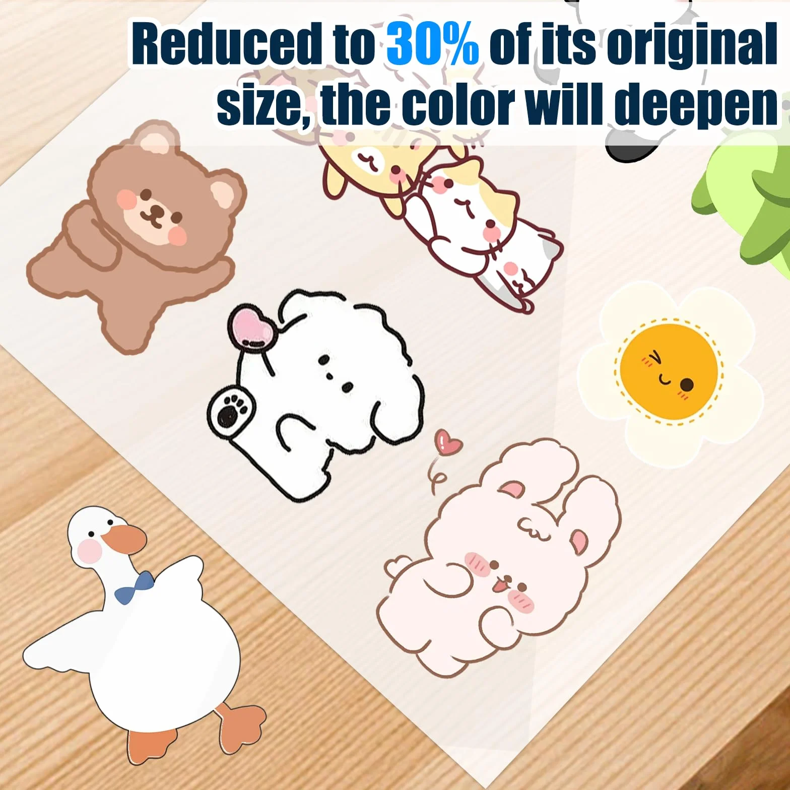 Jinsion 20 Fogli Plastica Termoretraibile A4, Shrink Plastic Sheet 20x29cm Fogli Termoretraibili, Carta Termoretraibile, Traslucido Plastica Termoretraibile, Fogli di Pellicola Termoretraibili