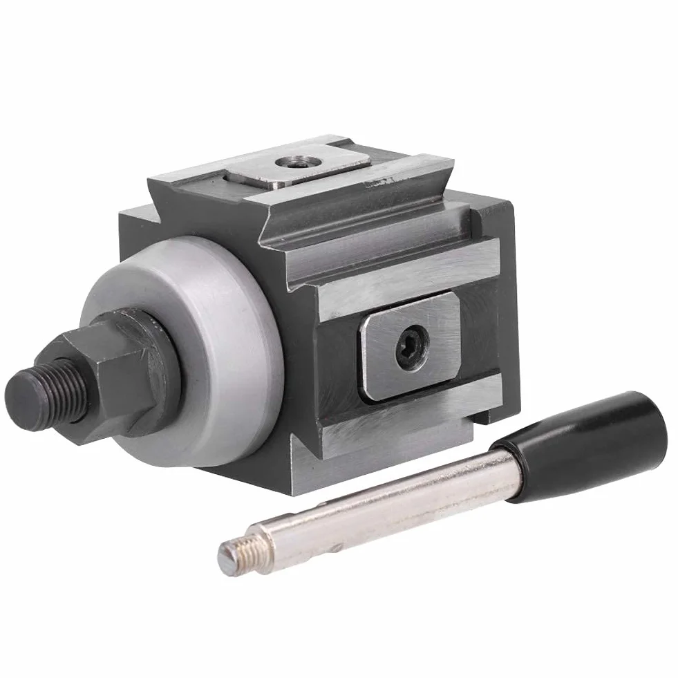 Tornio CNC Portautensili Portautensili a Cambio Rapido Supporto per Tornio a Colonna a Pistone AXA Portautensili per Tornio CNC 6-12 Pollici 250-100 con Struttura di Bloccaggio a Pistone ed