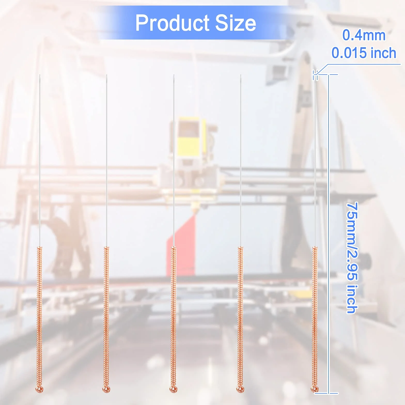 20 Pz Aghi Per Pulizia Ugelli 0.4mm Accessori Per Aghi Per Stampante 3D Strumento Per Pulizia Ugelli in Acciaio Inossidabile Per MK8 E3D MK10, Oro
