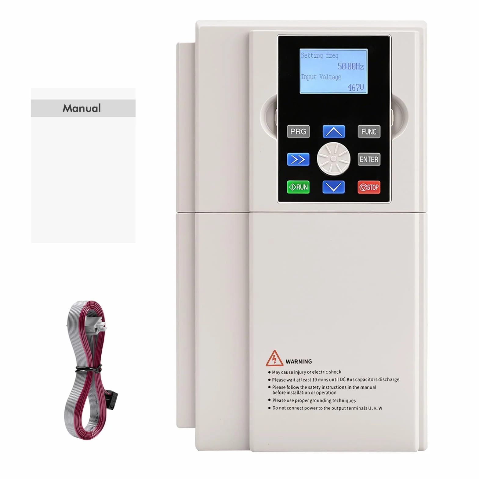 Inverter 220v a 380v Professionale, VFD 4KW 220V Ingresso monofase 380V Uscita trifase Convertitore di frequenza 50/60Hz, Azionamento a frequenza variabile per Controllo Velocità CNC Motore Mandrino