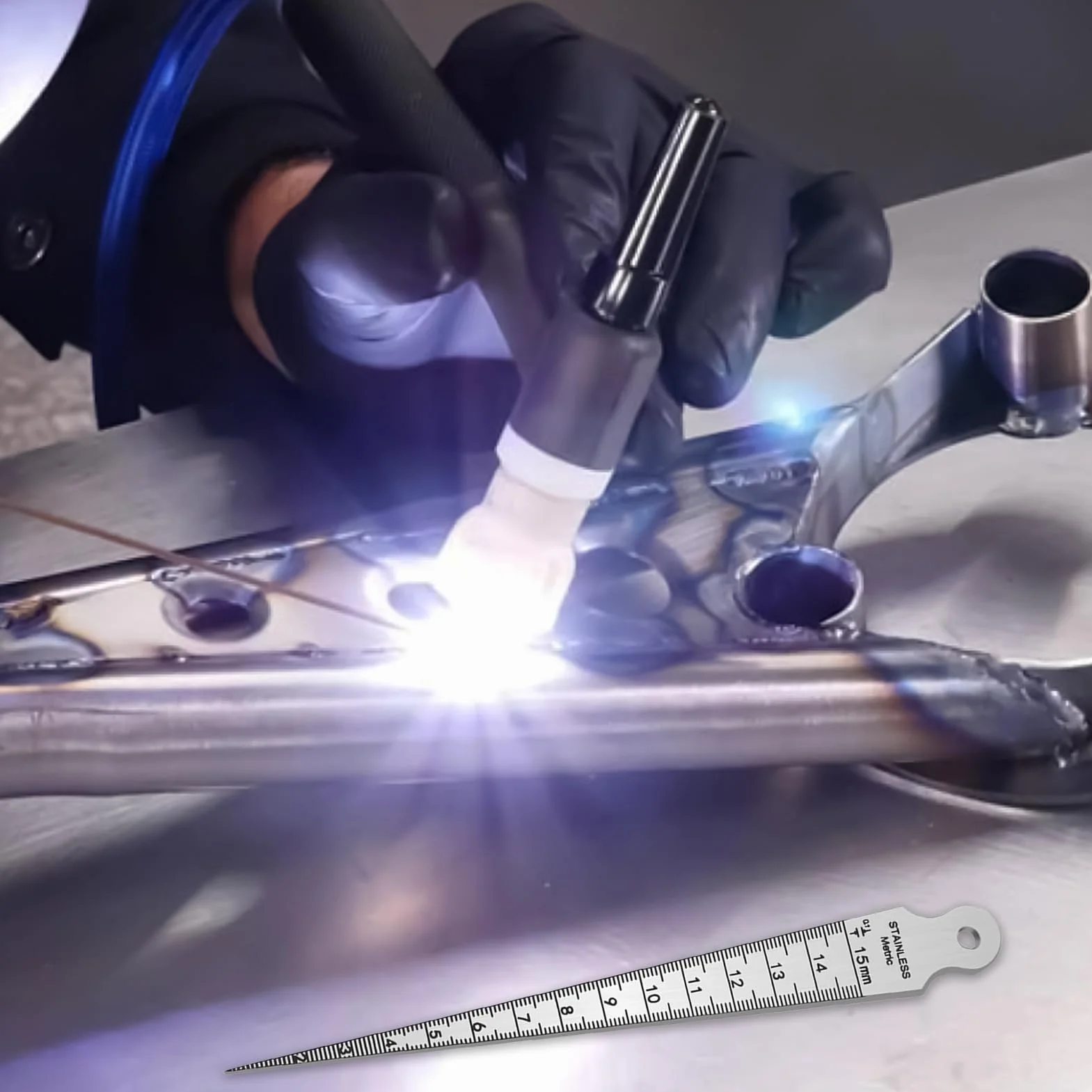 Calibro per fori in acciaio inossidabile con scale, set di misura precisione